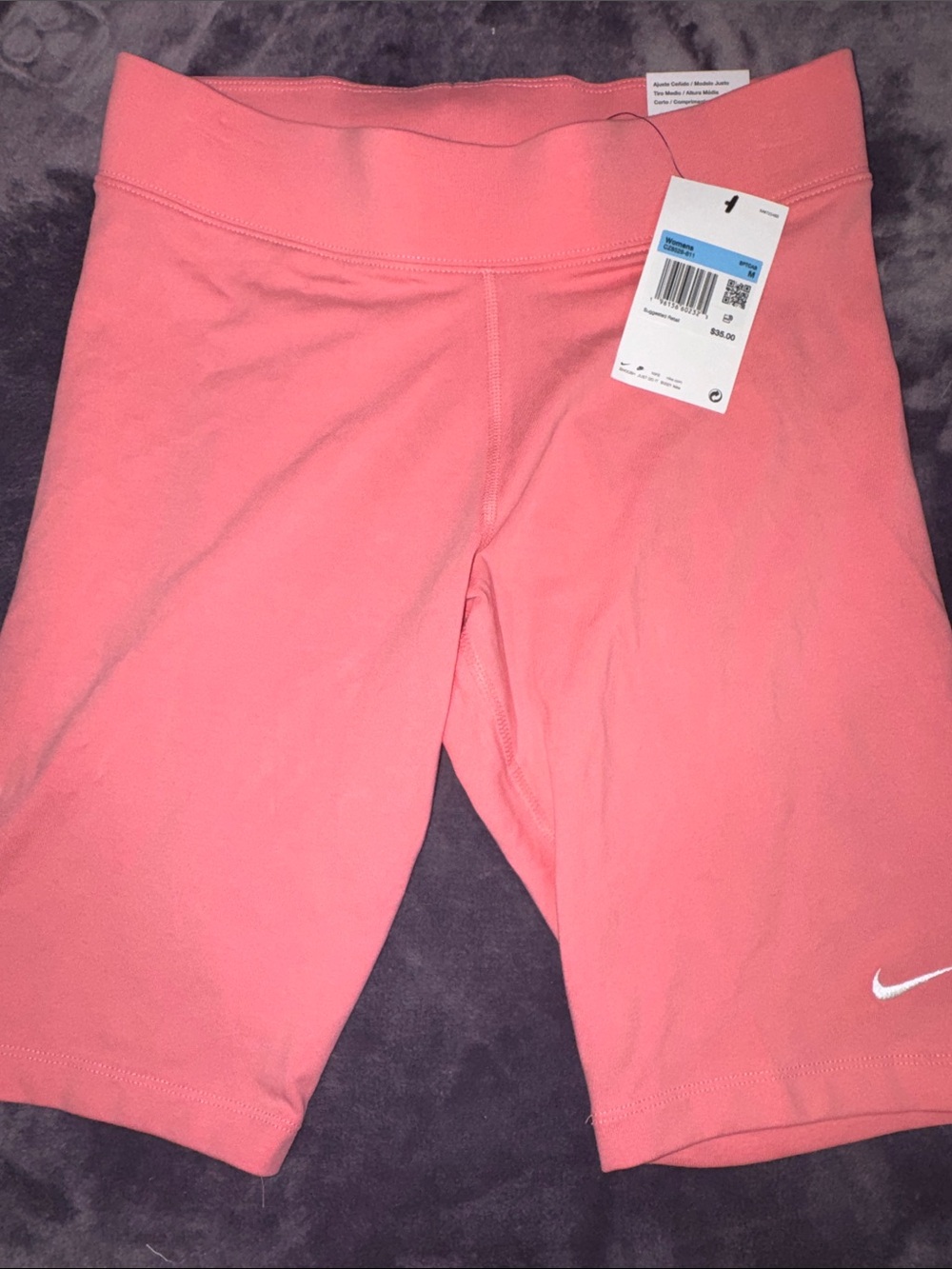 Nike Coral Pink Women’s Bike Shorts